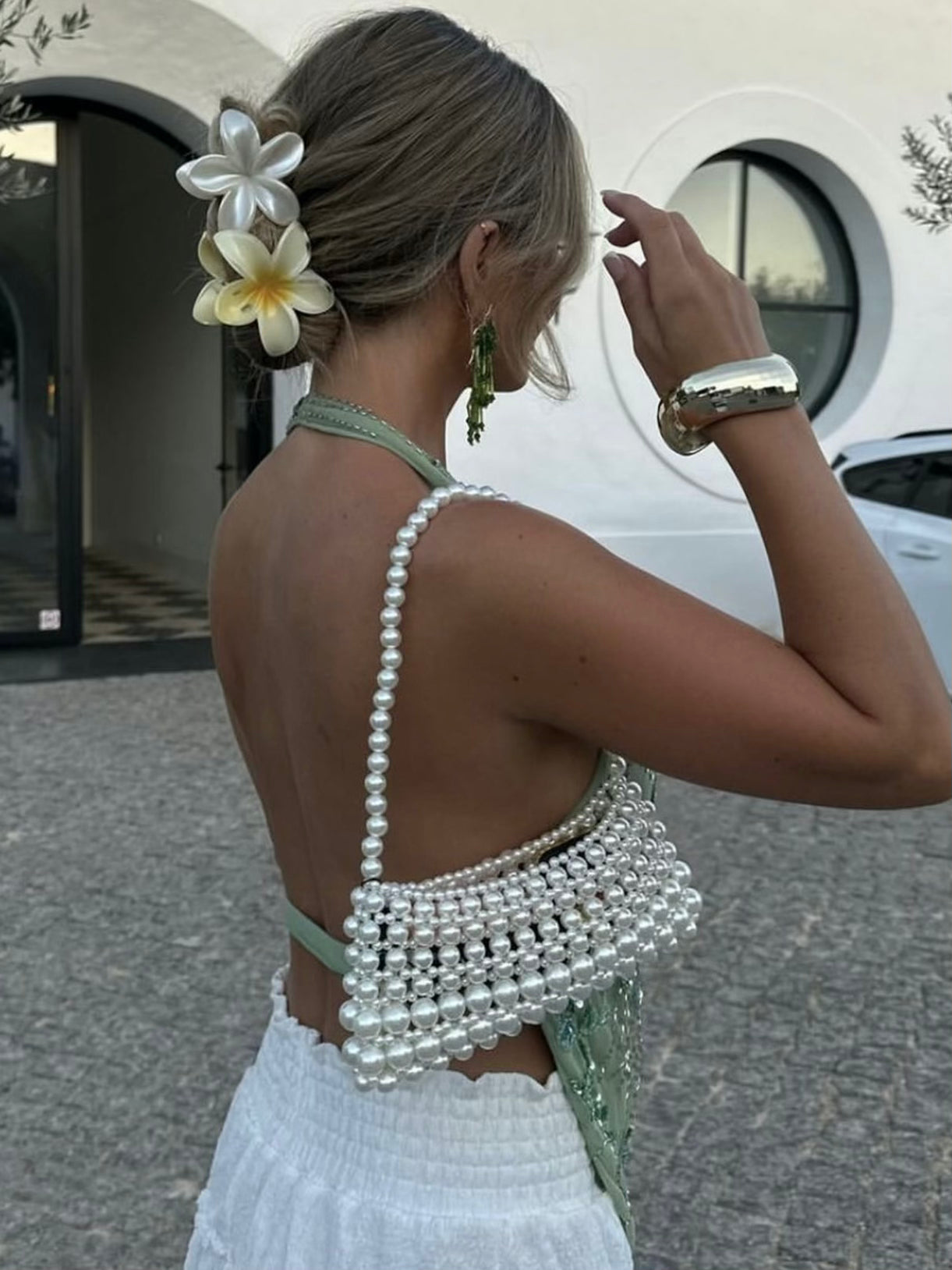 Sage Halter Top